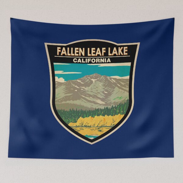 Item preview, Fallen Leaf Lake California Badge designed and sold by KrisSidDesigns.