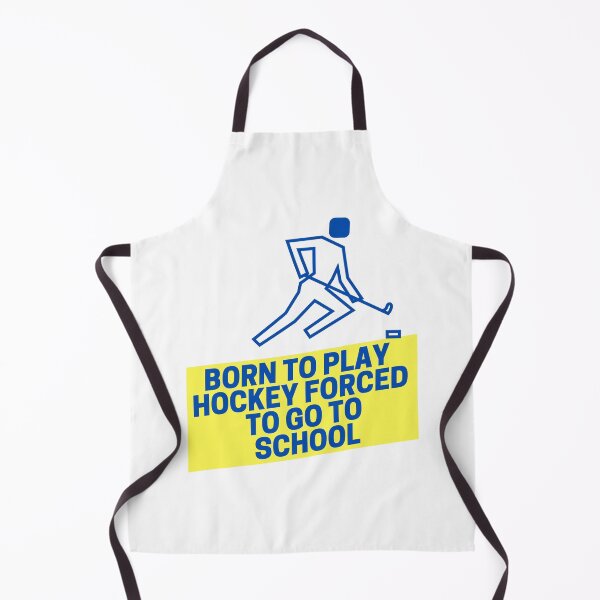 Item preview, born to play hockey forced to go to school designed and sold by noha alzohbi.