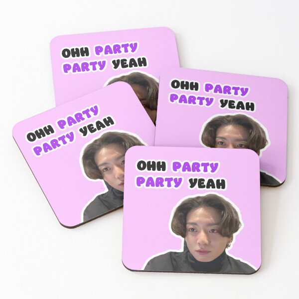 Item preview, BTS JK  Oh party party yeah | BTS funny meme | BTS JK Sticker | JK party party yeah designed and sold by Memesbk.