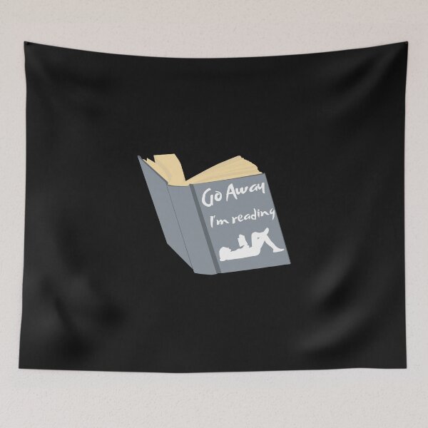 Item preview, Go away, I'm reading  designed and sold by ProjectOfColor.