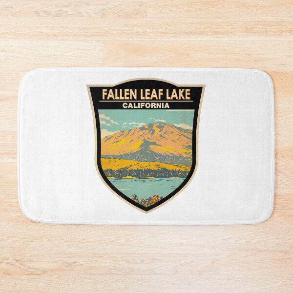 Item preview, Fallen Leaf Lake California in Fall Badge designed and sold by KrisSidDesigns.