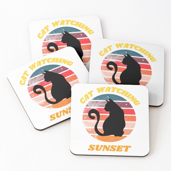 Item preview,  cat watching sunset designed and sold by SvgmagicArt.