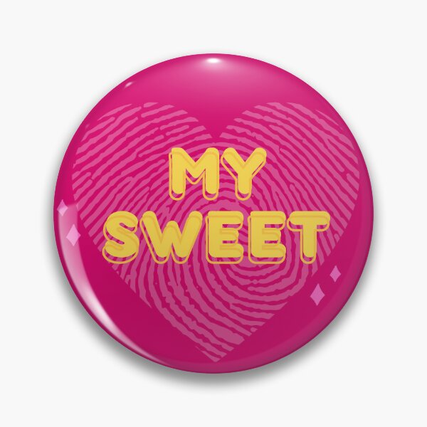 Item preview, happy sweetest day "my sweet" fingerprint heart  designed and sold by Rub14ekArts.