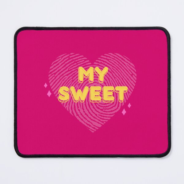 Item preview, happy sweetest day "my sweet" fingerprint heart designed and sold by Rub14ekArts.