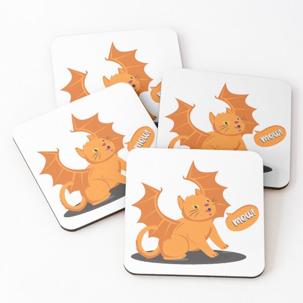Item preview, Winged Cat Funny designed and sold by soebekhi.