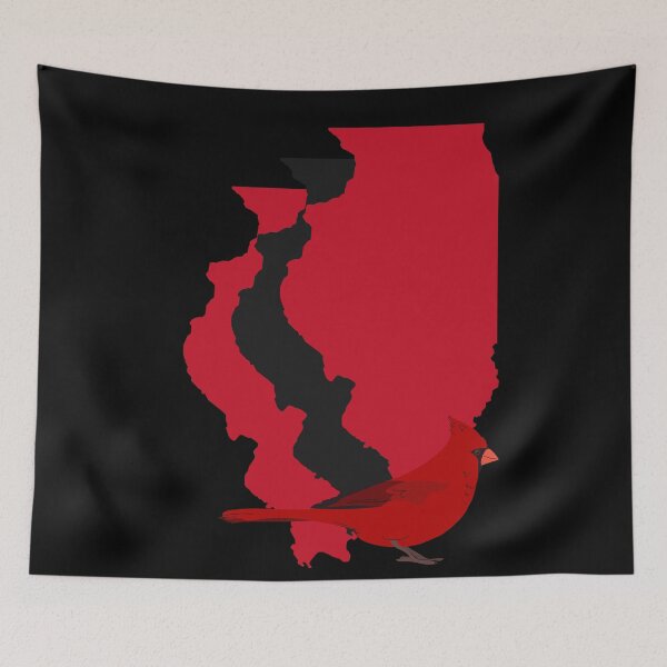 Item preview, Illinois Border, Redbirds designed and sold by LatterDaze.