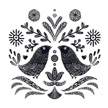 Artwork thumbnail, symmetrical birds by Aquilicun