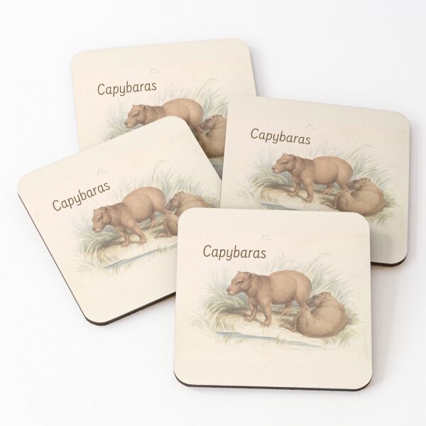 Item preview, The Capybara by Charles Hamilton Smith (caption added digitally)  designed and sold by Amanda1775.