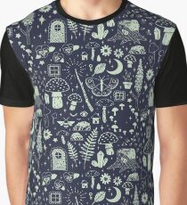 Fairy Garden: Midnight Graphic T-Shirt