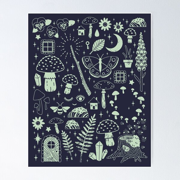 Item preview, Fairy Garden: Midnight designed and sold by Camille Chew.
