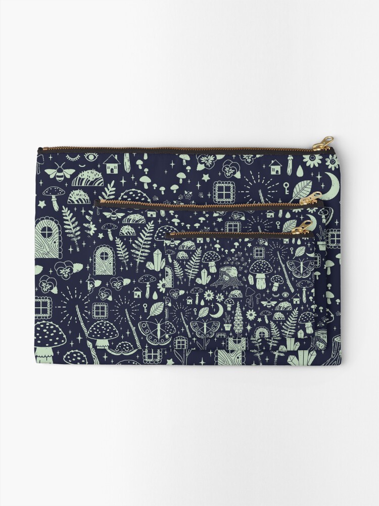 Alternate view of Fairy Garden: Midnight Zipper Pouch