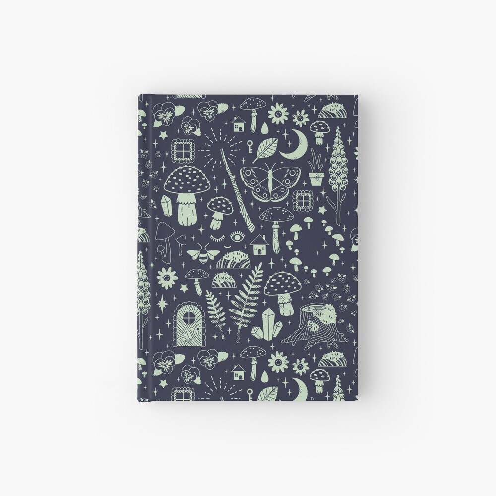Fairy Garden: Midnight Hardcover Journal