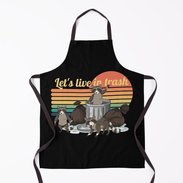 Item preview, Lets live in trash funny raccoon design designed and sold by reka88.