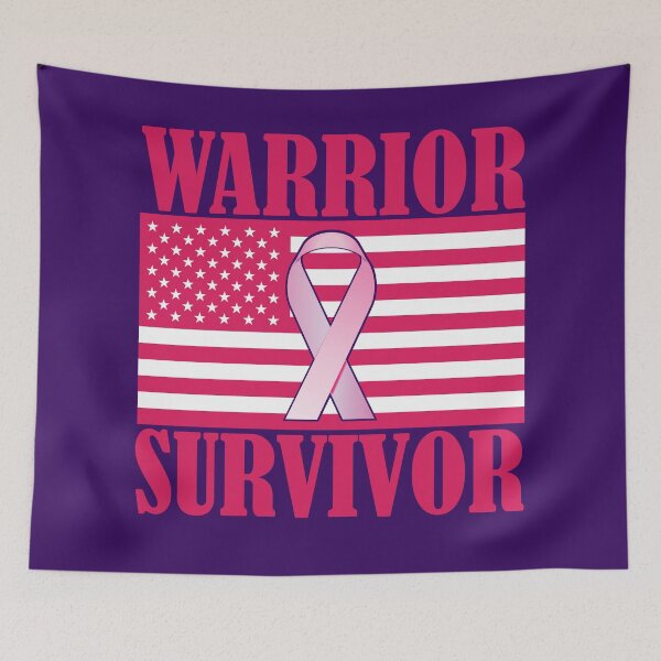 Item preview, Breast Cancer Warrior Survivor designed and sold by Warrior Veteran Clothing.