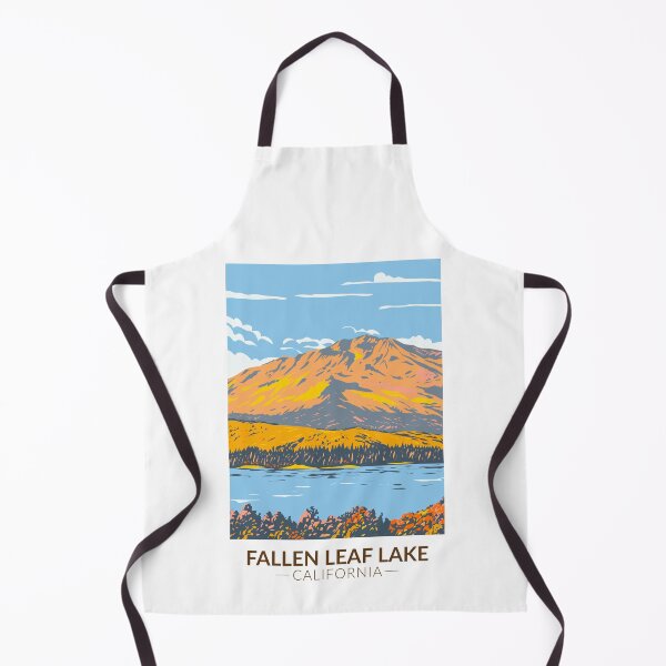 Item preview, Fallen Leaf Lake California in Fall Vintage designed and sold by KrisSidDesigns.