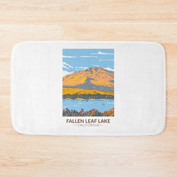 Item preview, Fallen Leaf Lake California in Fall Vintage designed and sold by KrisSidDesigns.