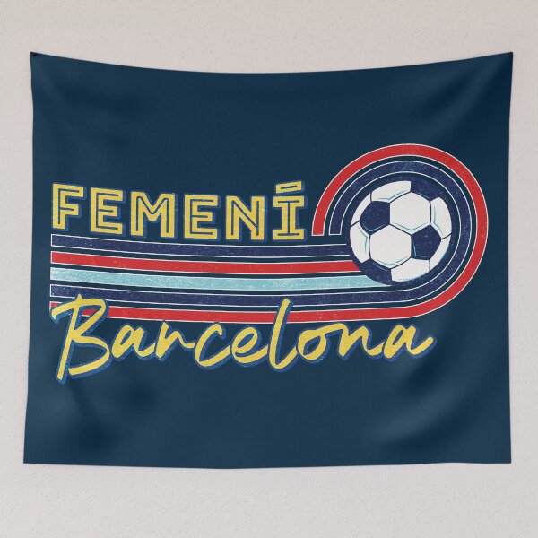 Item preview, Barcelona Femeni Retro Soccer (#2) designed and sold by Numero14.