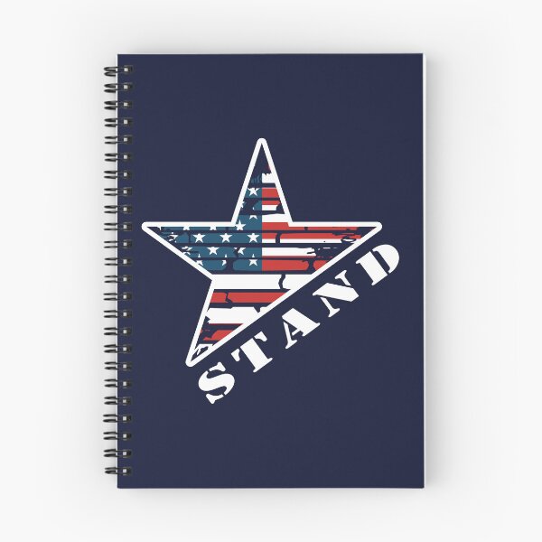 Item preview, Distressed American Flag Grunge Star, Stand designed and sold by FlutteringWings.