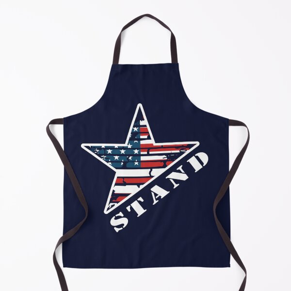 Item preview, Distressed American Flag Grunge Star, Stand designed and sold by FlutteringWings.