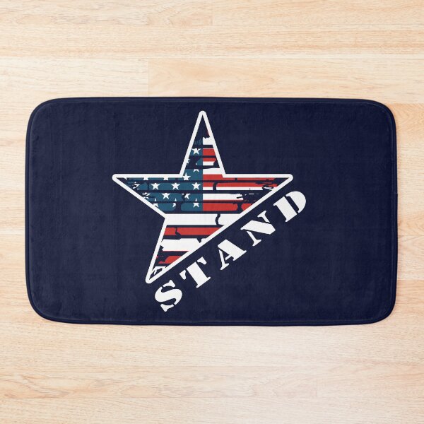 Item preview, Distressed American Flag Grunge Star, Stand designed and sold by FlutteringWings.
