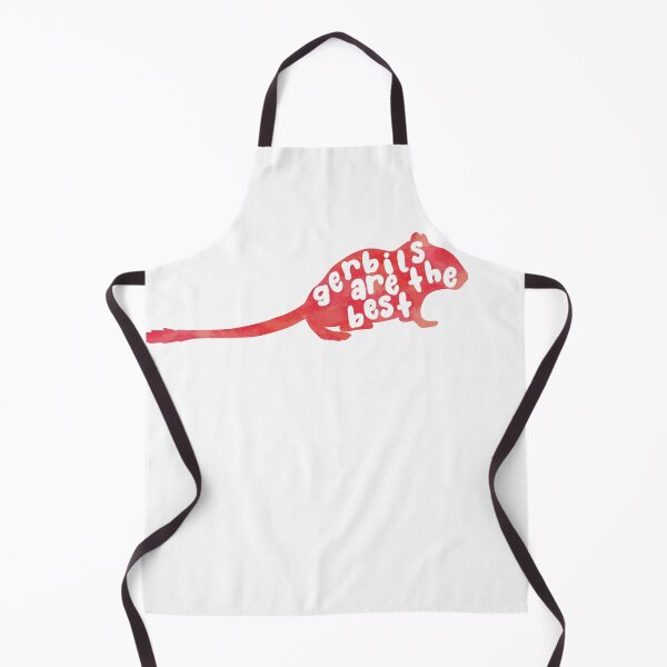 Item preview, Gerbils are the best (red watercolour silhouette) designed and sold by Becky-Marie.
