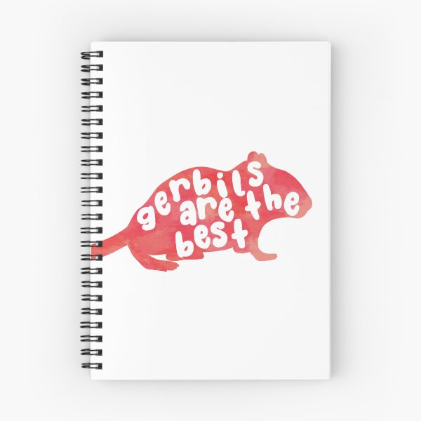 Item preview, Gerbils are the best (red watercolour silhouette) designed and sold by Becky-Marie.