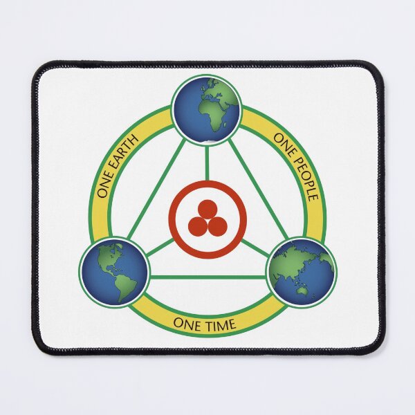 Item preview,  peace Intergalactic flag - one people one time one earth designed and sold by OptLuv.