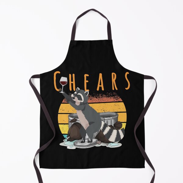Item preview, Chears funny drinking raccoon design designed and sold by reka88.