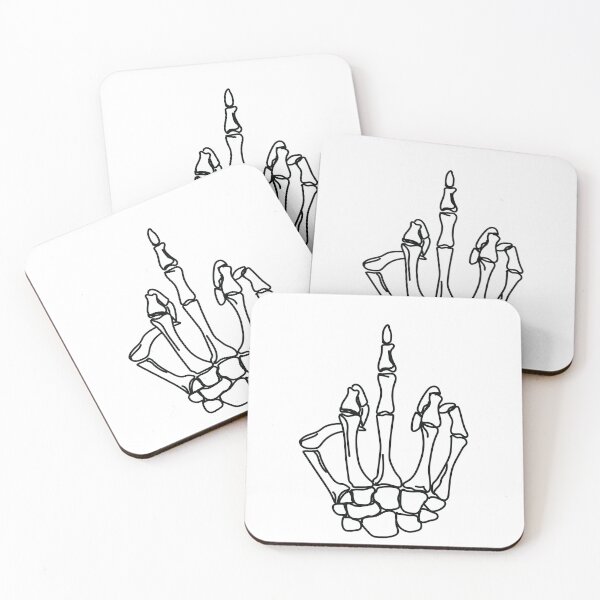 Item preview, Skeleton Middle Finger designed and sold by EAMulderrig.