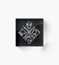 Game of Thrones Houses Acrylic Block