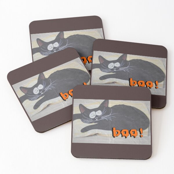 Item preview, HALLOWEEN MURDER CAT designed and sold by starfishstuff.