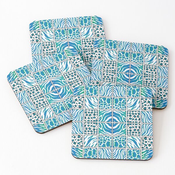 Item preview, Animal Print - Shades of Blue and Green  designed and sold by TwinPowerTammy.