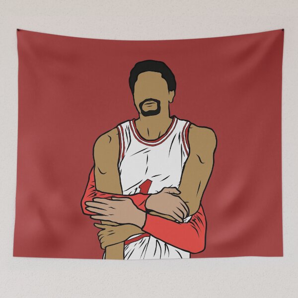 Item preview, Derrick Rose Straight Face Celebration designed and sold by RatTrapTees.