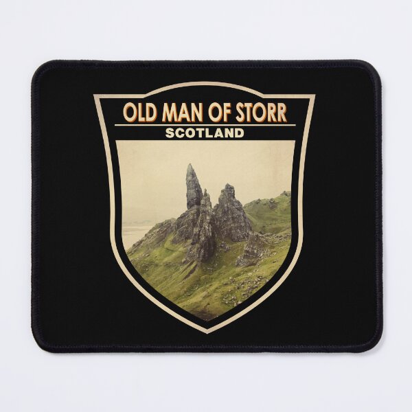 Item preview, The Old Man of Storr Scotland Watercolor Badge designed and sold by KrisSidDesigns.