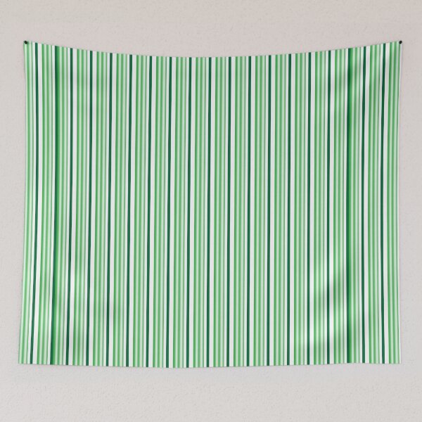 Aperçu de l'œuvre Motif à rayures vertes et blanches créée et vendue par Zareen Sayyed.