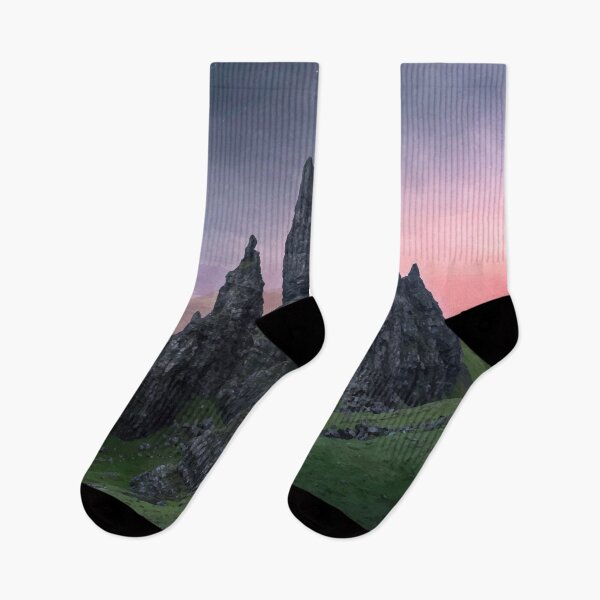 Item preview, The Old Man of Storr Scotland Watercolor Vintage designed and sold by KrisSidDesigns.