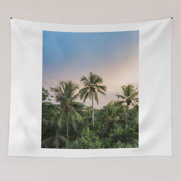 Item preview, Sunset palm trees, Colombia designed and sold by photofelix-.