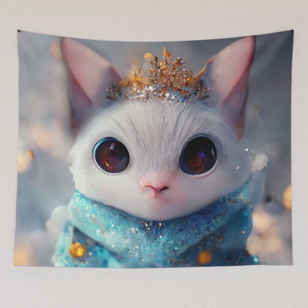 Item preview, Fairy Snow Queen Royal Cat designed and sold by Pet Shelter.