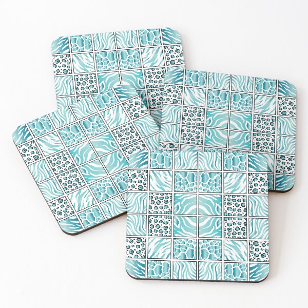 Item preview, Animal Print - Shades of Turquoise designed and sold by TwinPowerTammy.