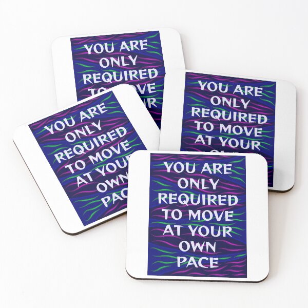 Item preview, Radical Feminist Humanist Quote - You Are Only Required To Move At Your Own Pace designed and sold by LethalPixieDust.