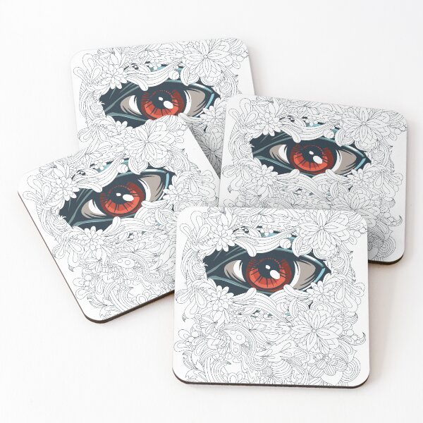 Item preview, Eyes in flowers designed and sold by lunegreiros.