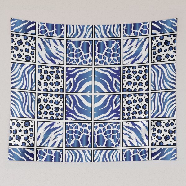 Item preview, Animal Print - Shades of Blue designed and sold by TwinPowerTammy.