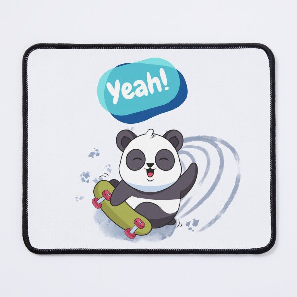 Item preview, Cute panda with skates designed and sold by Fufustyle.