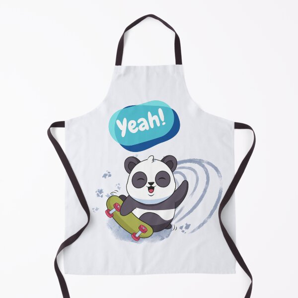 Item preview, Cute panda with skates designed and sold by Fufustyle.