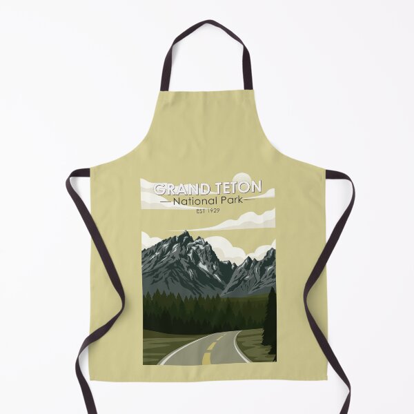 Item preview, Grand Teton National Park Wyoming Road Vintage designed and sold by KrisSidDesigns.