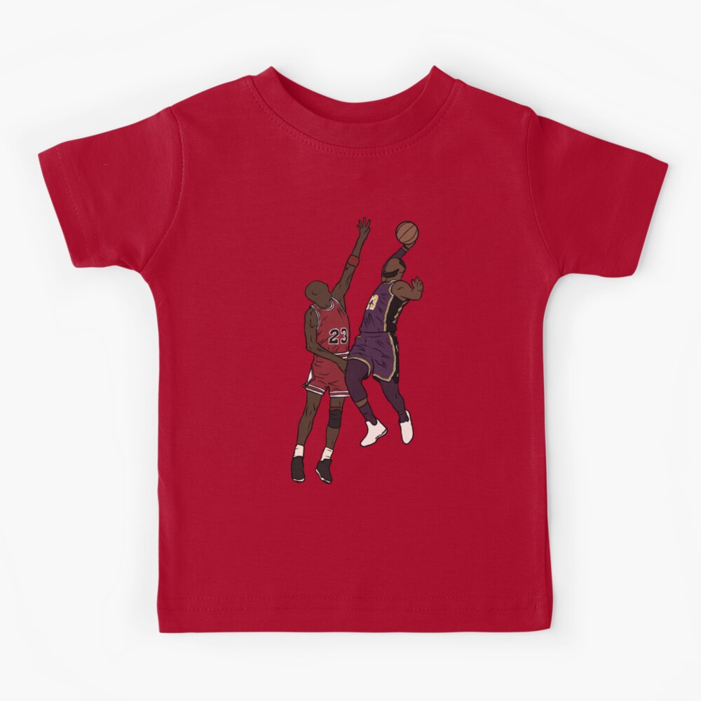 LeBron James Iconic Dunk Kids T-Shirt for Sale by RatTrapTees