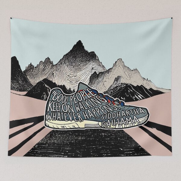 Item preview, Keep on Walking (Siddhartha Gautama) designed and sold by NuminousYes.