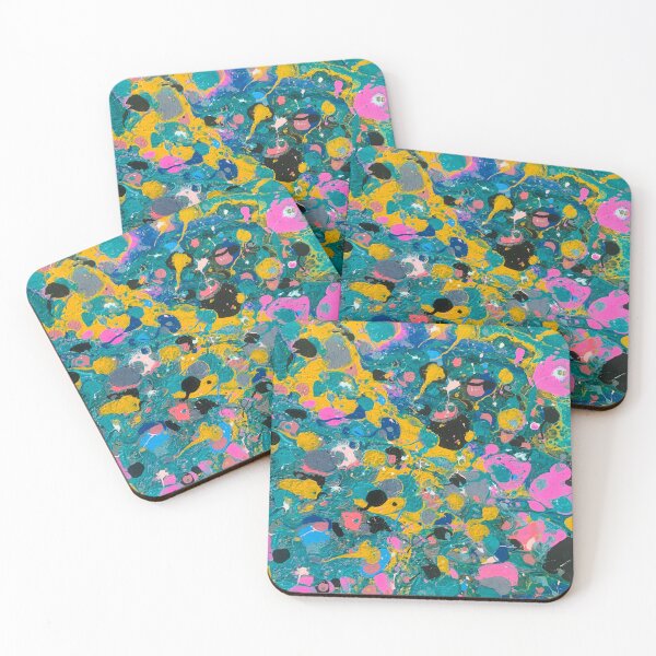 Item preview, Colorful Garden abstract pouring  designed and sold by baksuart.
