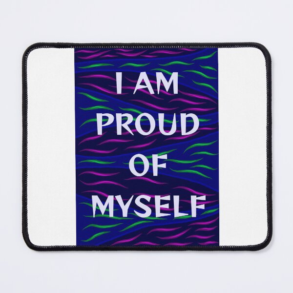 Item preview, Radical Feminist Humanist Quote - I Am Proud Of Myself designed and sold by LethalPixieDust.