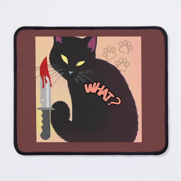 Item preview, MURDEROUS CAT designed and sold by starfishstuff.